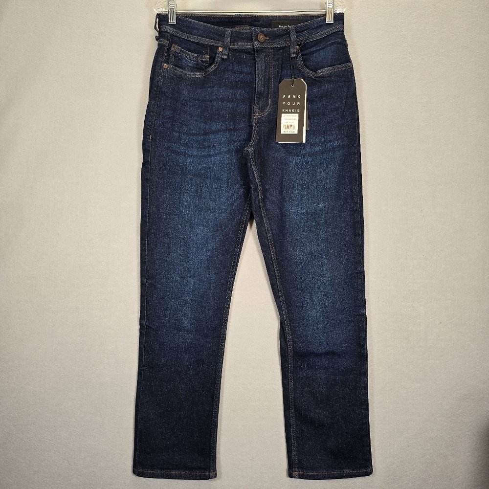 NYC The Perfect Jean Men’s Slim Thick Fit Mariner - Dark Blue SIZE 32 X 30 NEW